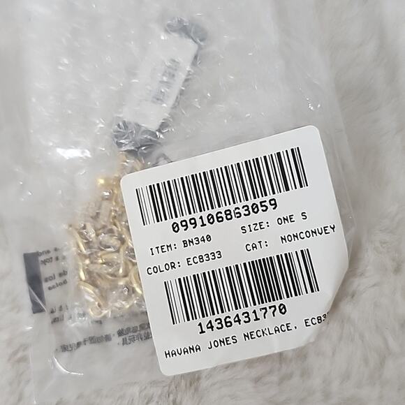 NEW J. Crew Havana Jones Iced Crystal Curb Chain Link Chunky Necklace - Picture 13 of 13